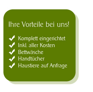 Vorteile für Ihre Ferienwohnung in Hauenstein - 